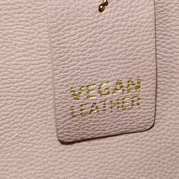 Miztique Purplish Pink Vegan Leather Convertible Crossbody Satchel Bag Purse - Picture 3 of 11